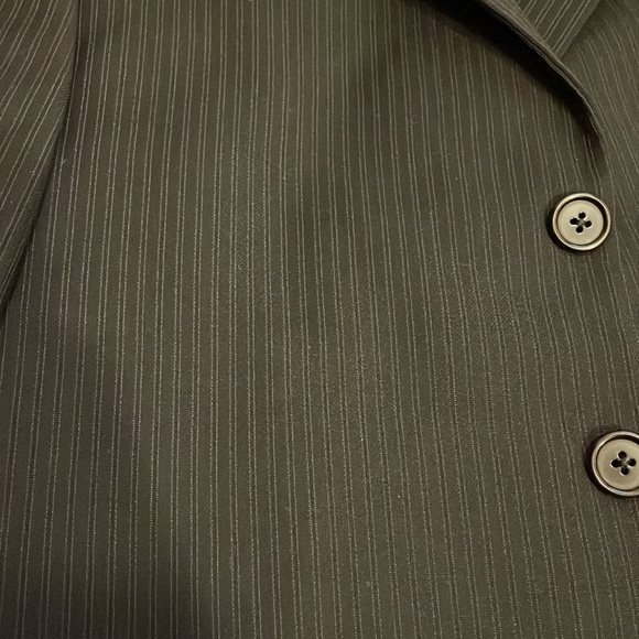 Coat Black with lines Mezzanotte size 14 - Picture 3 of 7